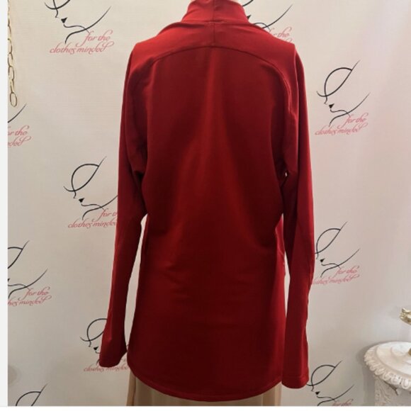 Adidas. Sz Large. Dark Red Pullover. Soft Interior. Lon Raglan Sleeves. B123 - Picture 4 of 6